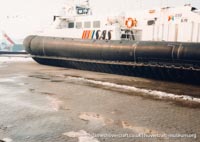 AP1-88 hovercraft with the Scandinavian company SAS -  (credit: The <a href='http://www.hovercraft-museum.org/' target='_blank'>Hovercraft Museum Trust</a>).
